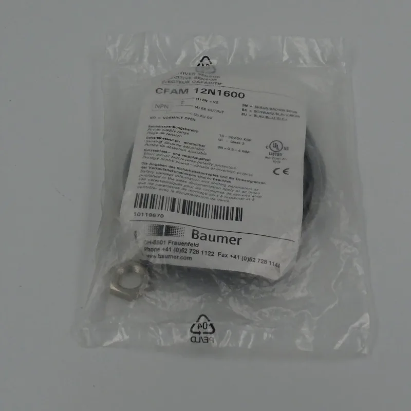 Interruptor de Proximidad Capacitivo S-wiss Baumer CFAM 12N1600 10119679