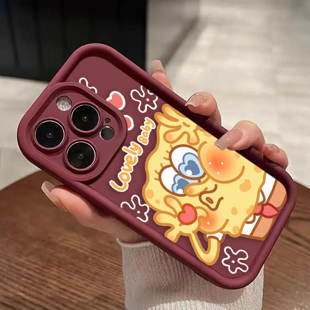 S-SpongeBob P-Patrick Star Phone Case For OPPO Reno 5 6 A15 A7 A7X A9 A16 A16K RENO2 RENO3 A92S FIND X3 X5 R11 PRO LITE 5G Case