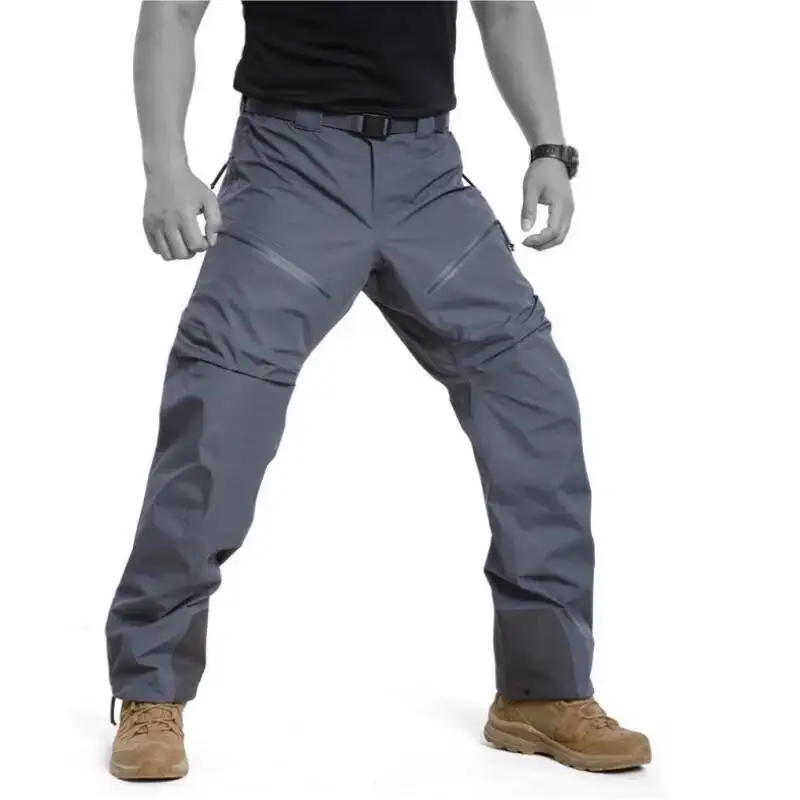 

Водонепроницаемые тактические мужские брюки с твердым корпусом, весенне-осенние камуфляжные тренировочные боевые рабочие брюки, спортивные походные брюки на открытом воздухе