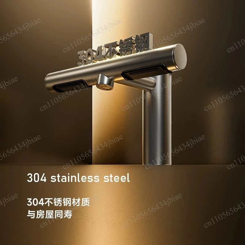 Automatic induction faucet hand washing and drying machine toilet hand dryer