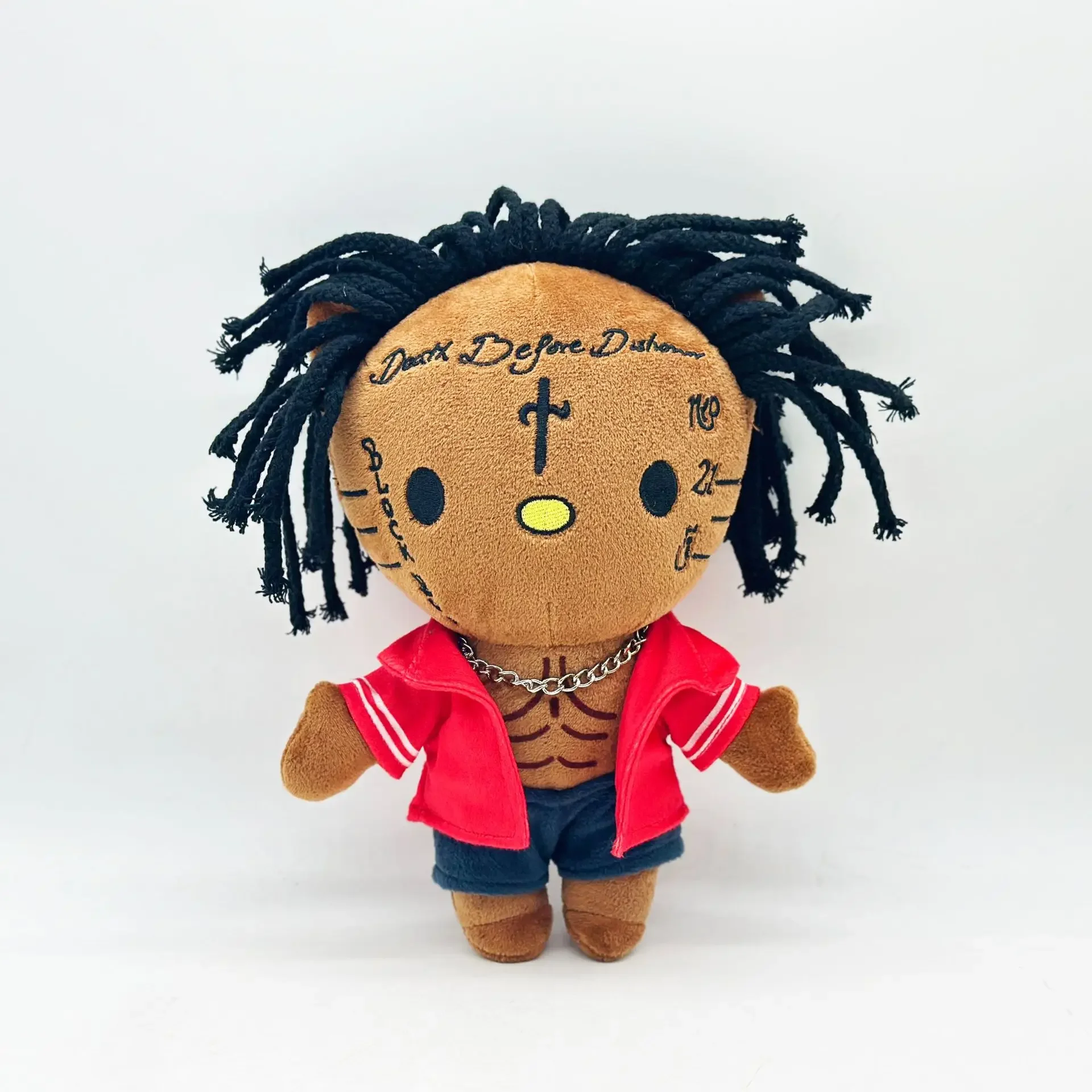 Hello Kitty Eminem xxxtentacion Frank Ocean Plush Toy Doll with Clothes Stuffed Soft Plush Toys Fans Collect Gif