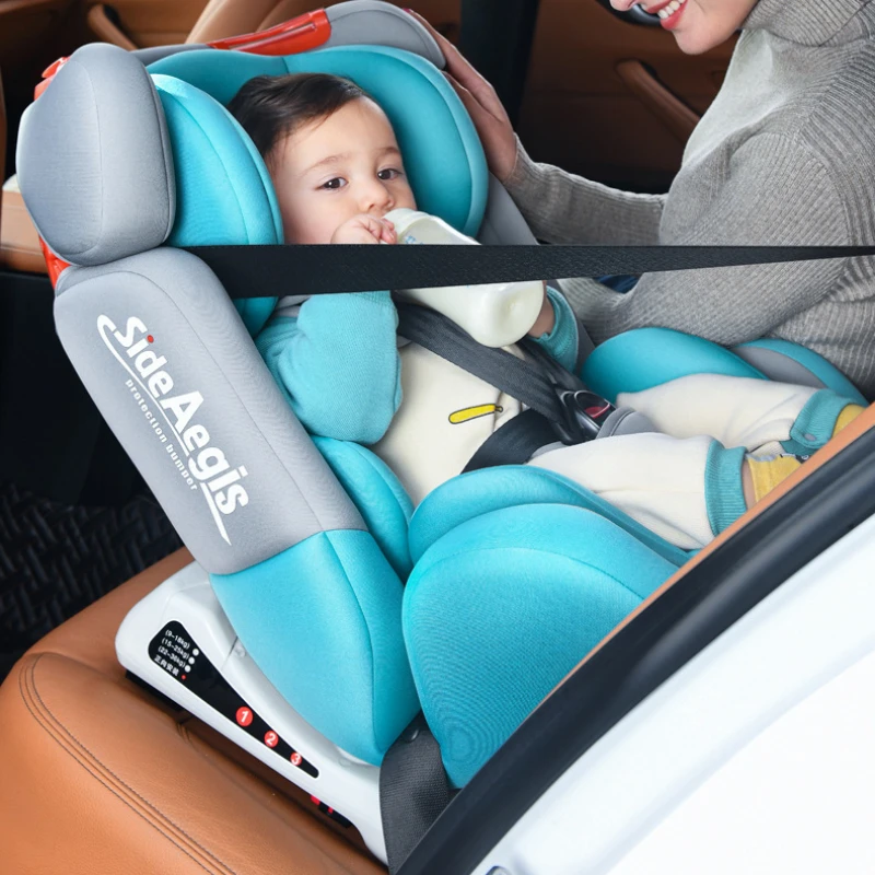 EG76 Reclining Infant Car Seat, All-Age Safety Booster, Adjustable Baby Seat for 0-12 Years, Portable Travel-Friendly Chair