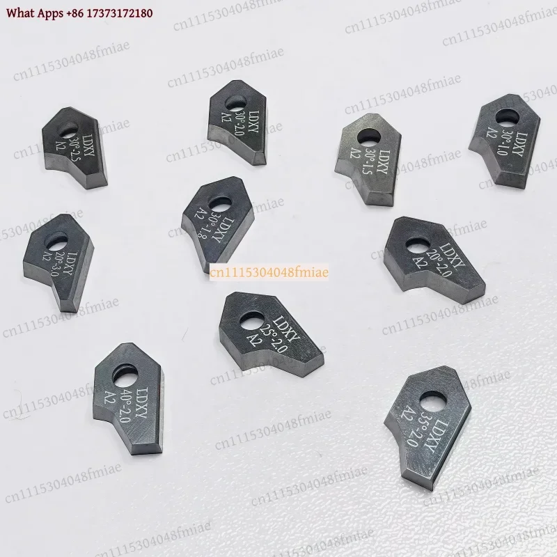 Cemented Tungsten Carbide Solid Valve Seat 3 Angle Cutter Universal Reamer One-time Forming Blade 20/25/30/35/40 Degrees