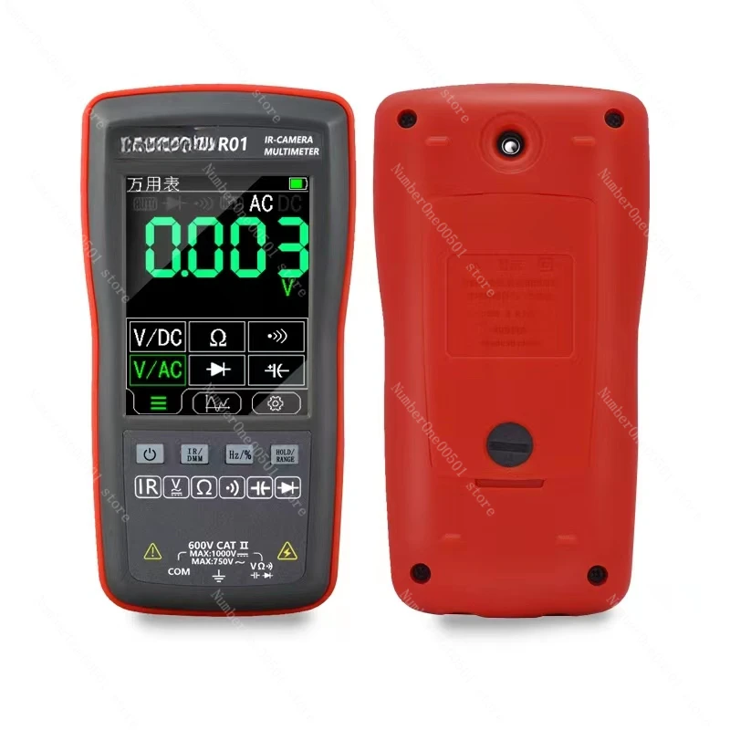 

FR01C advanced multimeter, infrared camera, 90x120 thermal imaging pixels, used for industrial circuit boards