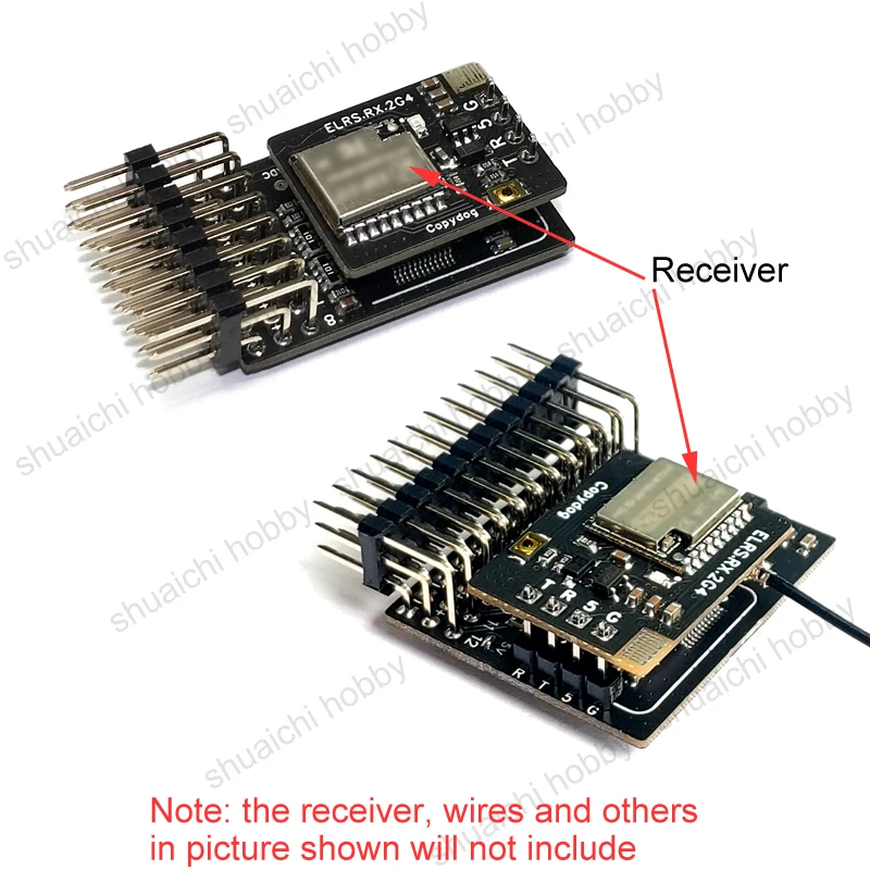 1pcs 5-8,4 v 8ch/12ch crsf/elrs zu pwm Konverter Bend Pin Typ Adapter platine 50hz pwm Ausgang 5-12v bec für fpv Drohne tbs Empfänger