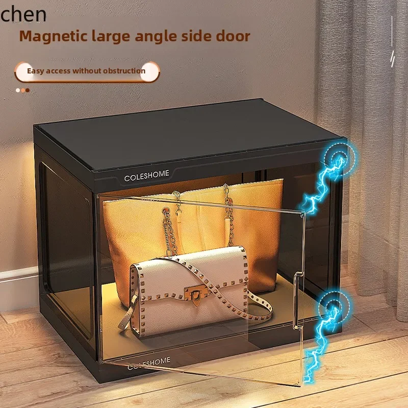 DSAstorage artifact household floor rack acrylic dust-proof finishing and storage transparent display cabinet