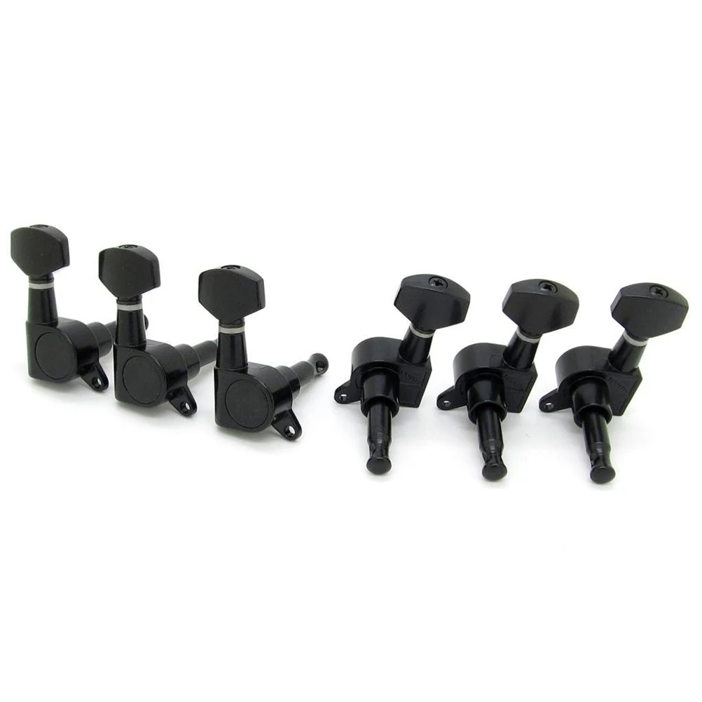 

6Pcs Premium Tuning Pegs For Guitar Strings Steel String Durable Chrome Installation Lightweight