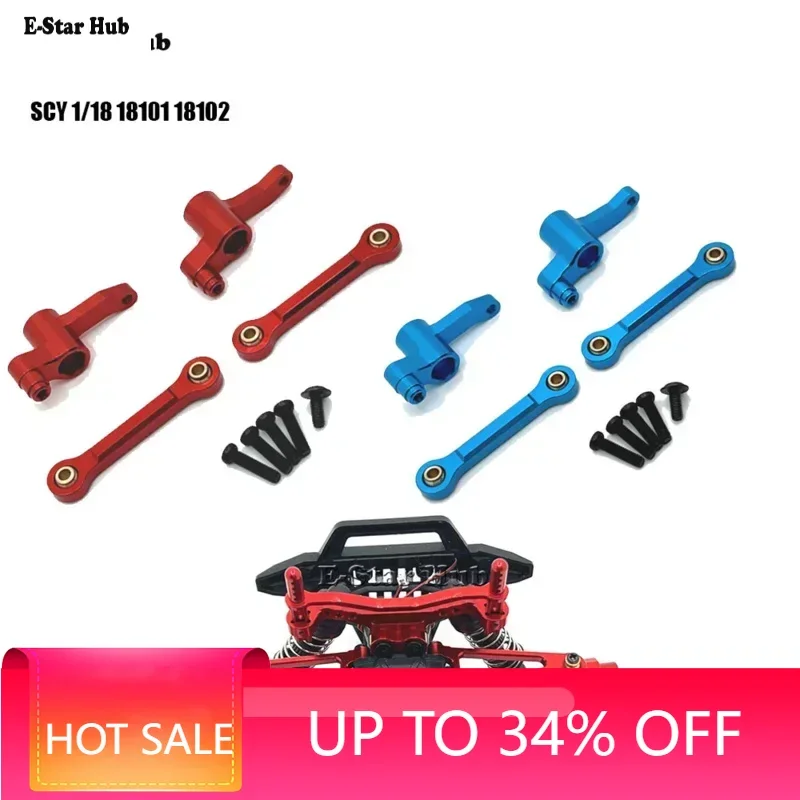 

Steering Group Steering Rod for SCY 1/18 18101 18102 ON Accessories Metal Upgrade Parts Rc Model Crawler Car Truck Buggy Truggy