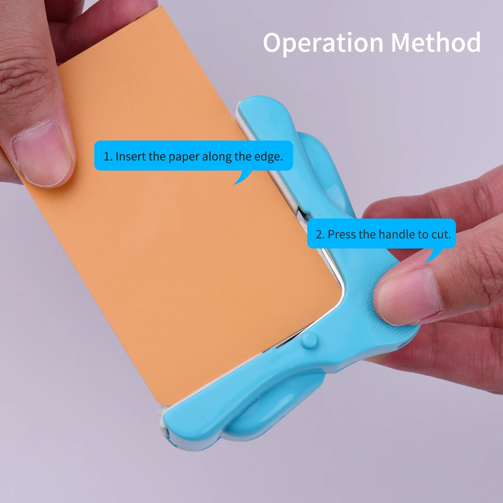 JIELISI Portable Corner Rounder R5 Round Corner Trimmer Cutter 5mm for Card Photo Invitation Laminating Pouches