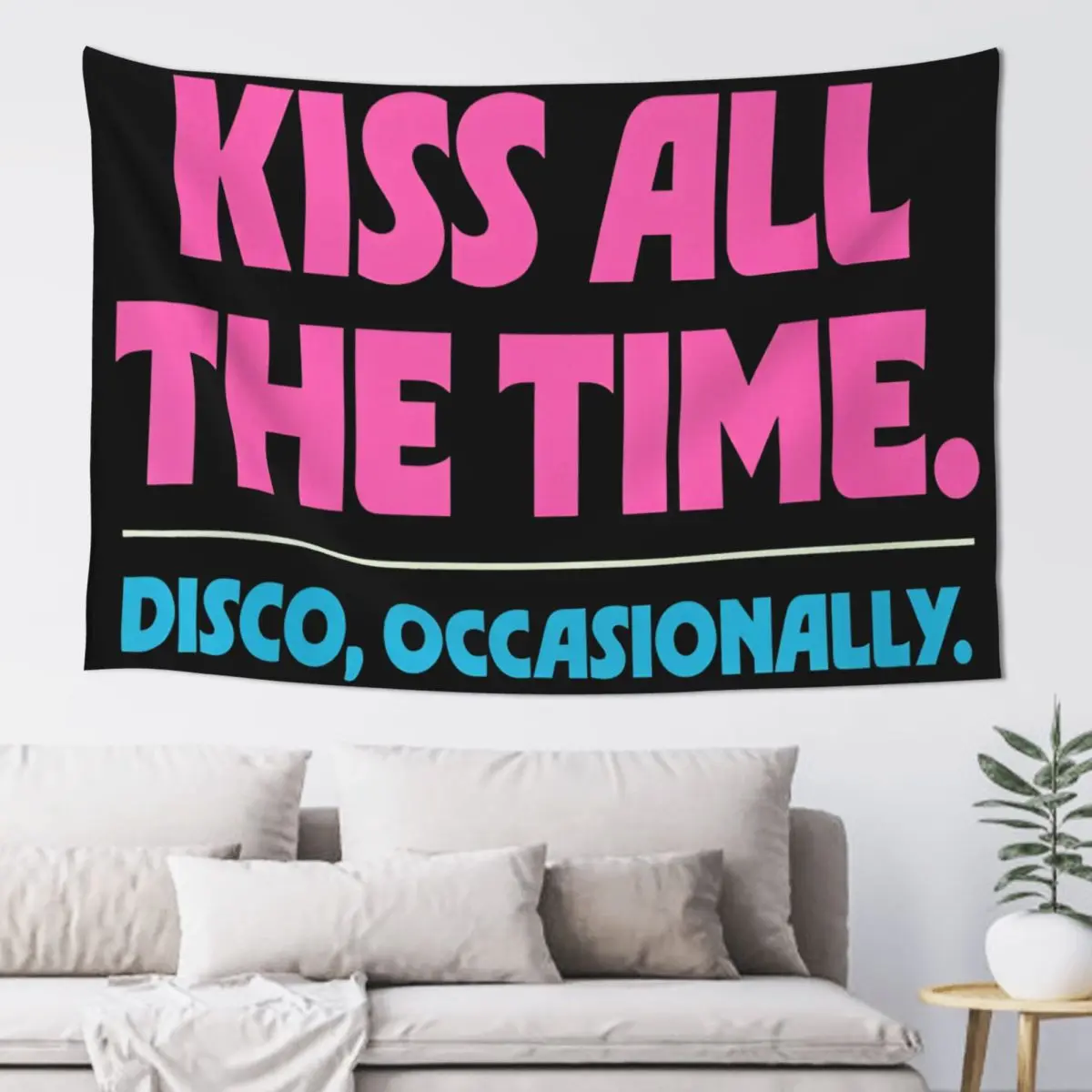Tapiz de pared de Harry Styles We Belong Together, tapices colgantes Kiss All The Time, tapices vintage para dormitorio, hogar, tela de fondo