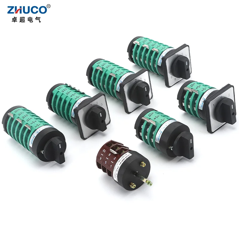 ZHUCO KDHC-32/6x10-6 32A 10 Position 6 Pole Gas Shielded Welding Machine Fine-Tuning Welding Machine Rotary Selector Cam Switch