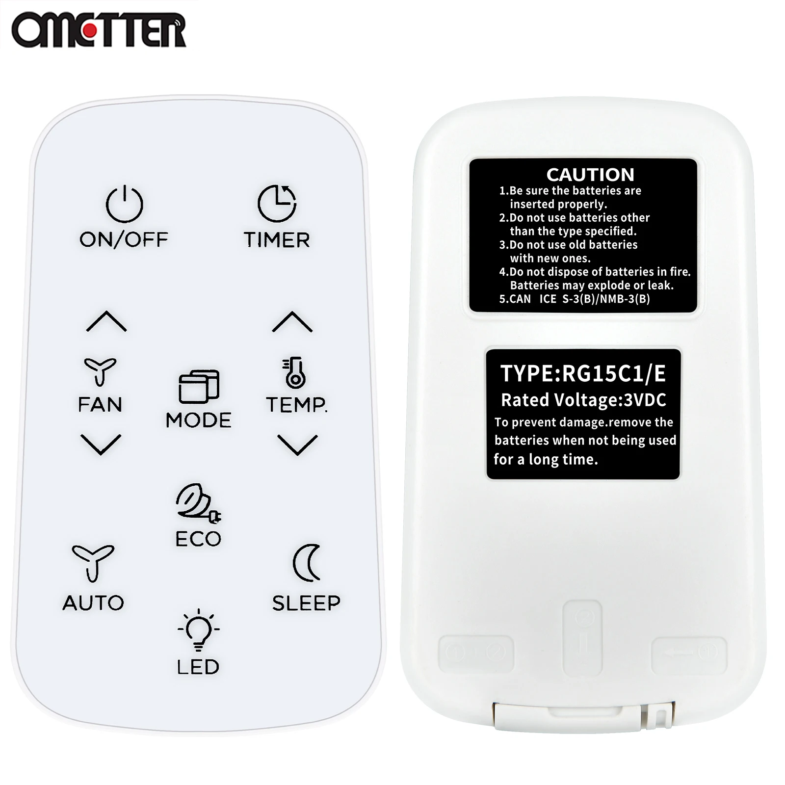 Nuovo telecomando RG15C1/E per condizionatore Toshiba