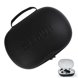 AMVR Storage Bag for Oculus Quest 3/2/1 Handbag PU Leather EVA Shockproof Waterproof Carrying Case for PICO 4/Pro VR Parts