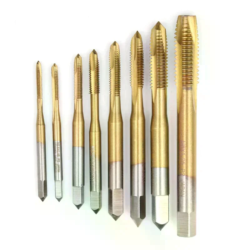 /TPz/M2/M2.5/M3/M3.5/M4/M5/M6/M8 HSS Metric Straight Flute Thread Screw Tap Plug Tap