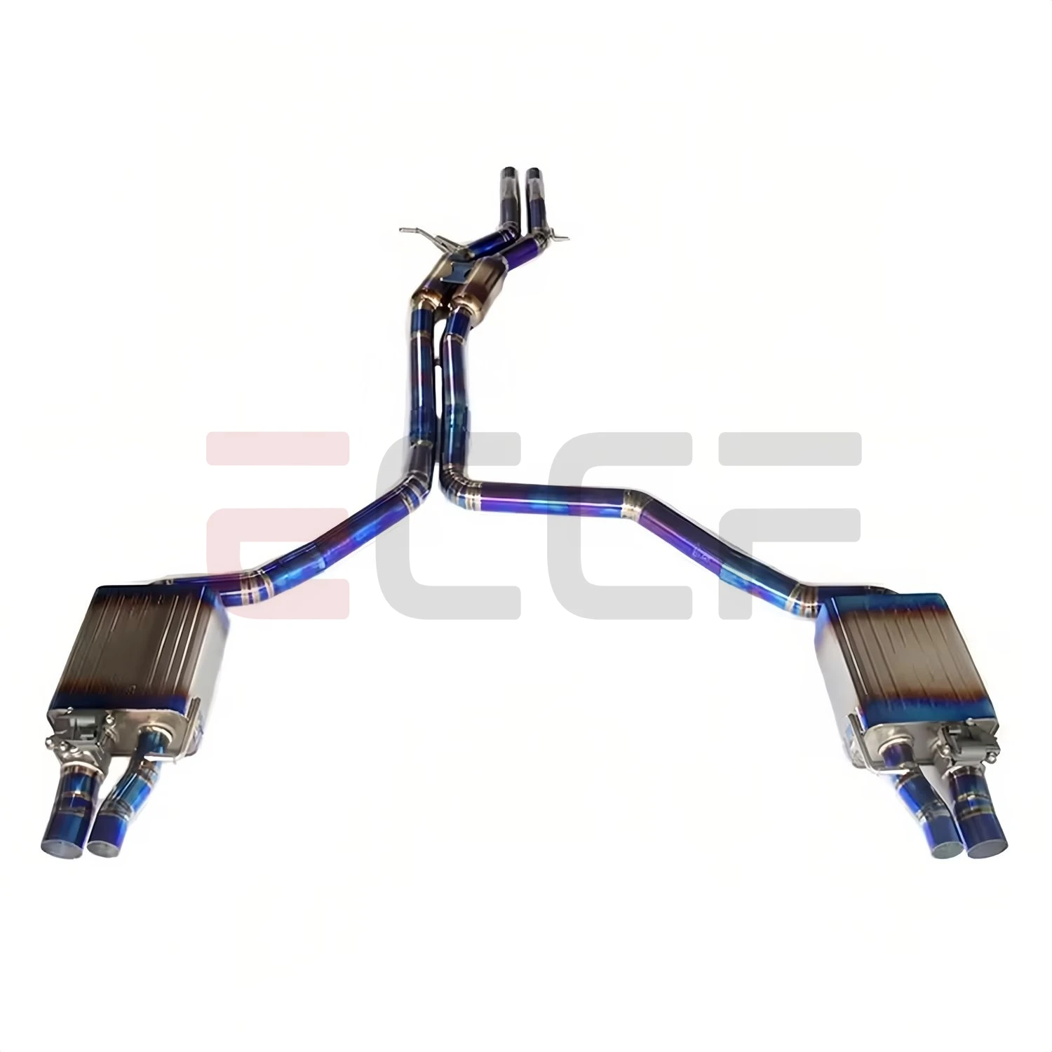 Aggressive Exhaust Sound Titanium Catback exhaust system FOR Audi C7 C8 3.0T A7 2012-2023 Plug and Play Performance Upgrade
