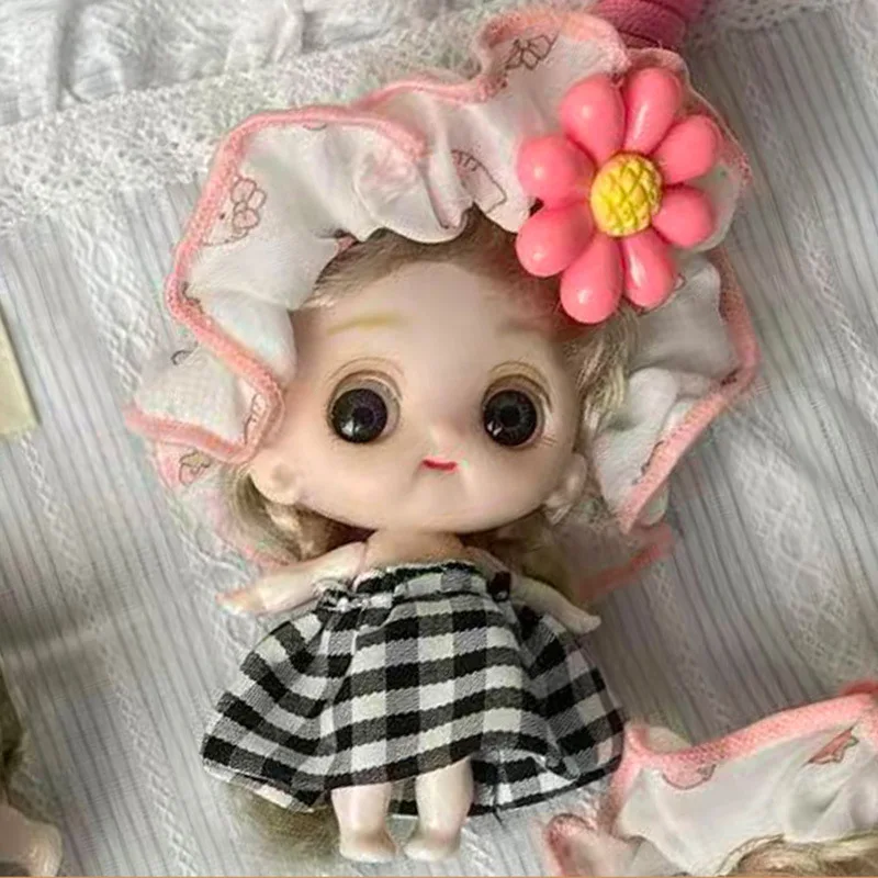 Mignon dessin animé tête tournesol poupée porte-clés pendentif sac à main pendentif voiture porte-clés suspendu.