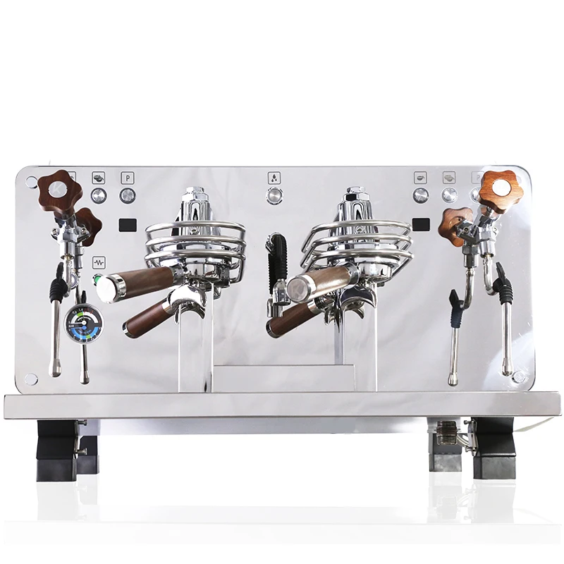 KAFFA New Card Method REART Semi-automatic Double Head Coffee Machine Pre-immersion PID System E61 Head Extraction Meter Seconds