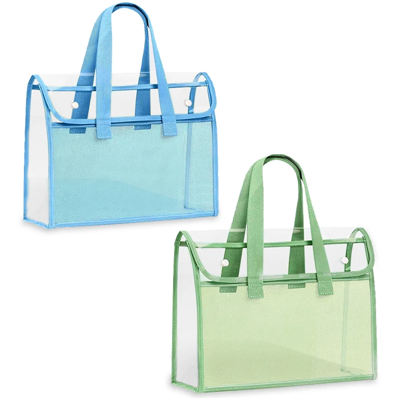 Kulturbeutel, durchsichtige Make-up-Tasche, große Reise-Kosmetiktasche, durchsichtige Tragetaschen, wasserdichter, transparenter PVC-Make-up-Organizer