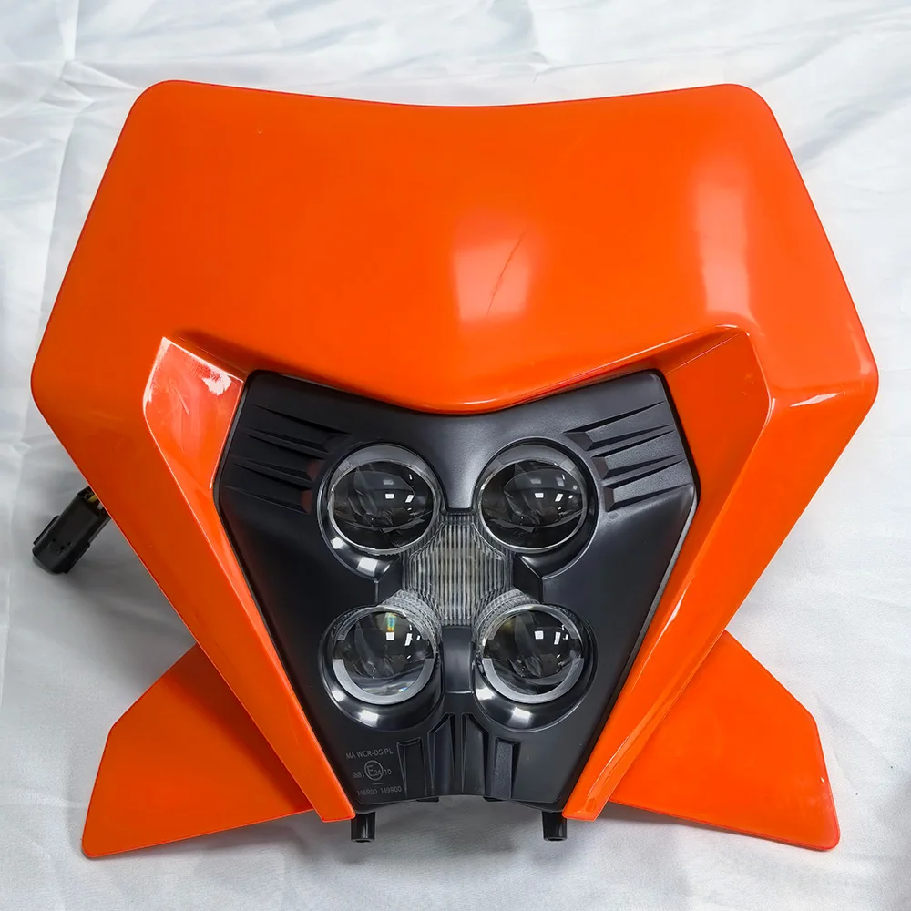 

For KTM 2024-2026 EXC EXC-F 125 150 200 250 300 350 400 450 500 XC-W XCF-W XW-F LED Headlamp Mask Motorcycle Light Assembly E24