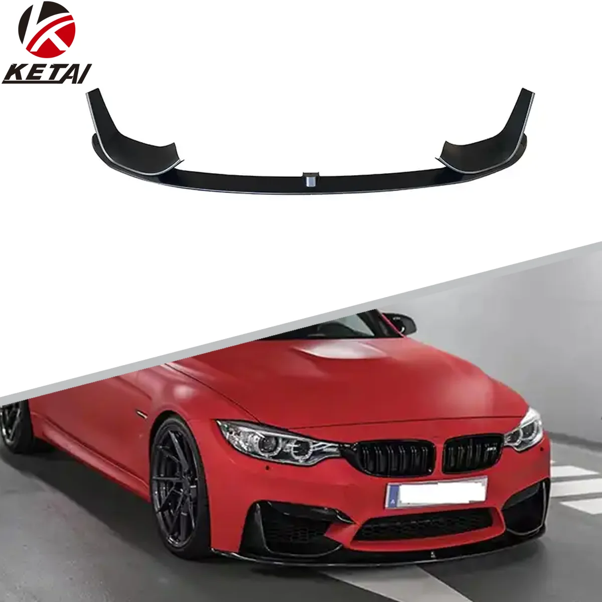 

High Quality M-Performance Style Car Front Bumper Accessories ABS Front Lip For BMW F80 F82