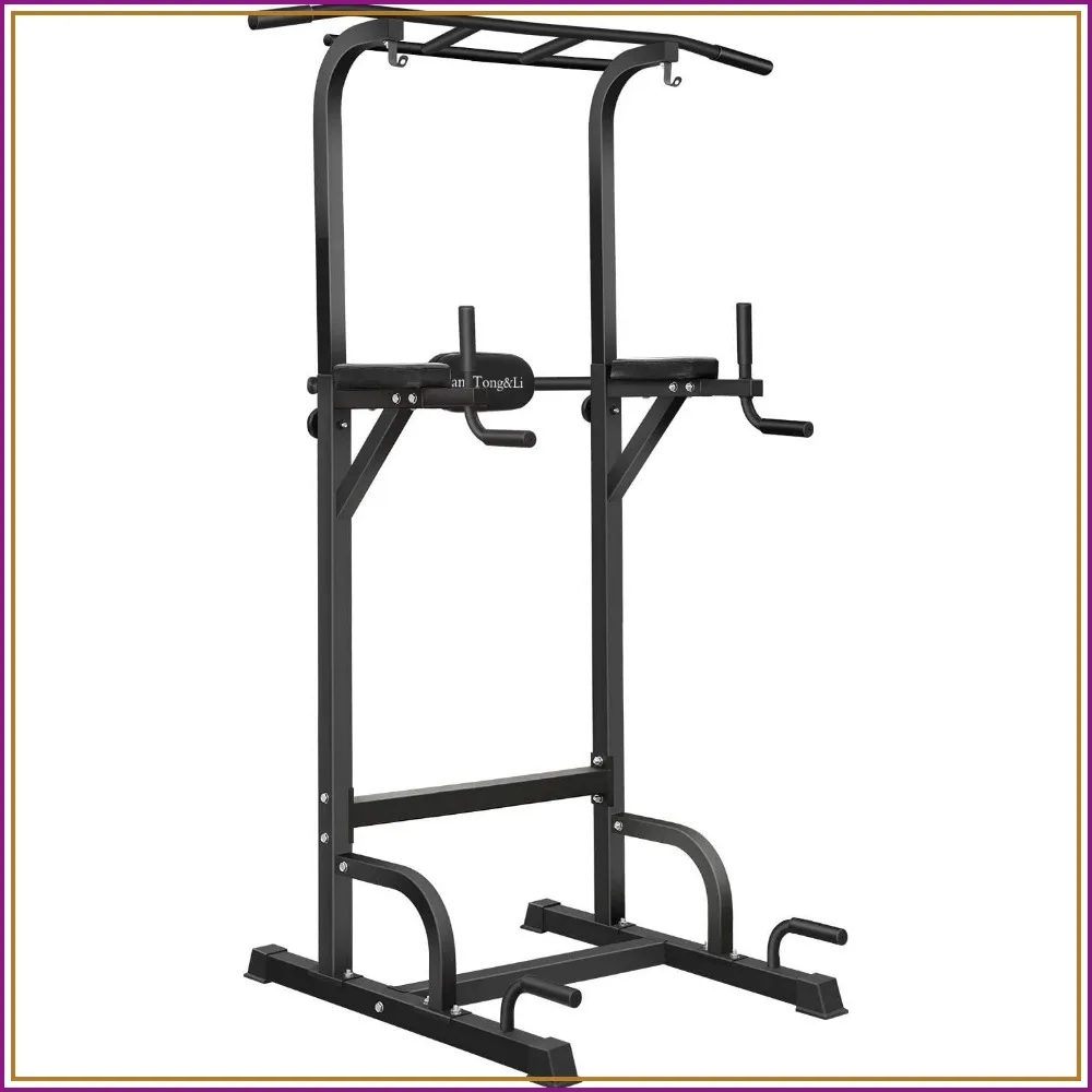 Power Tower Pull Up Bar Dip Station Home Gym Strength Training