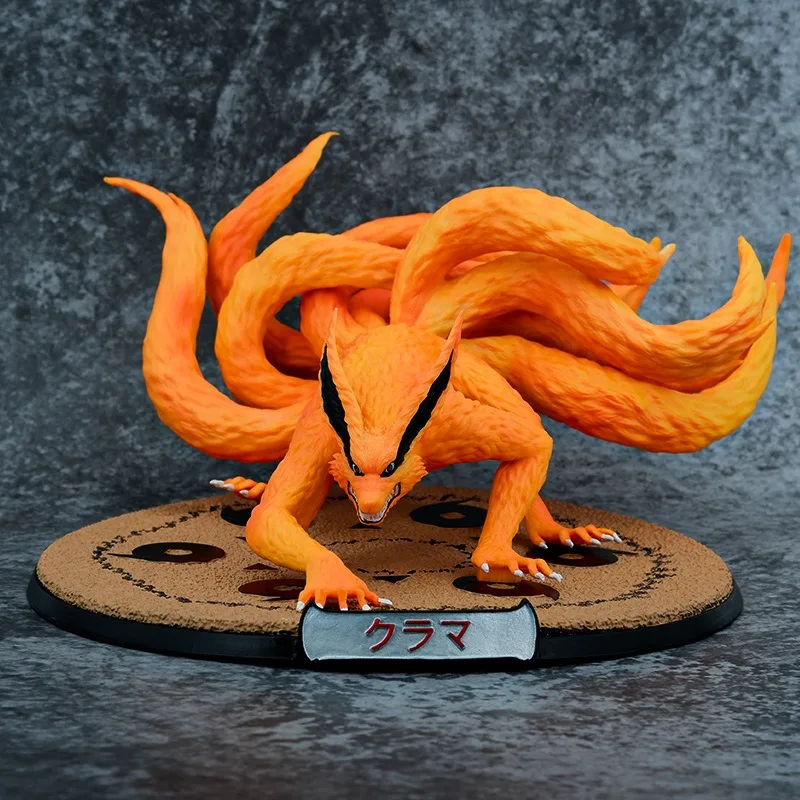 

15CM Bandai NARUTO Anime Figure Kurama kyuubi Action Figures toys model Collection Statue Desktop decoration Pendant kids Gifts