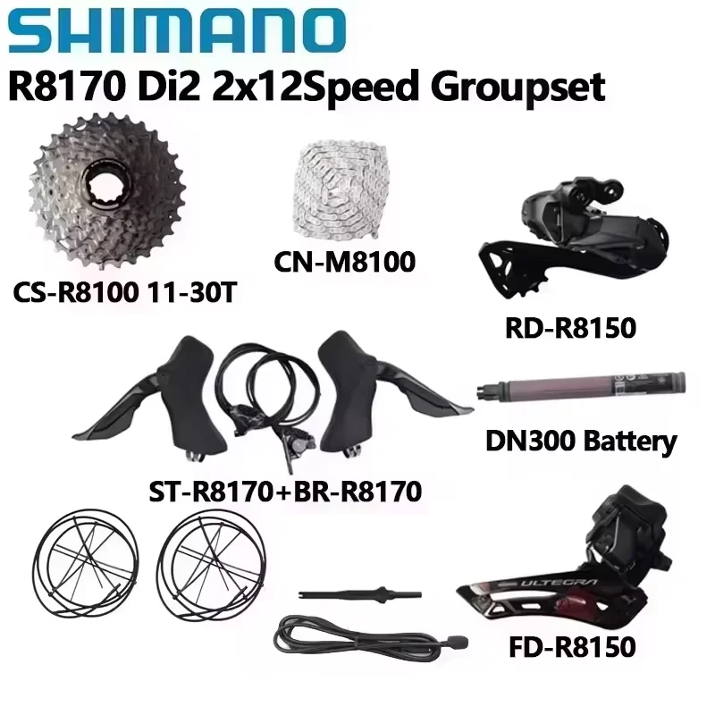 Shimano-ultegraロードバイク用電子セット,シフターブレーキ,リア