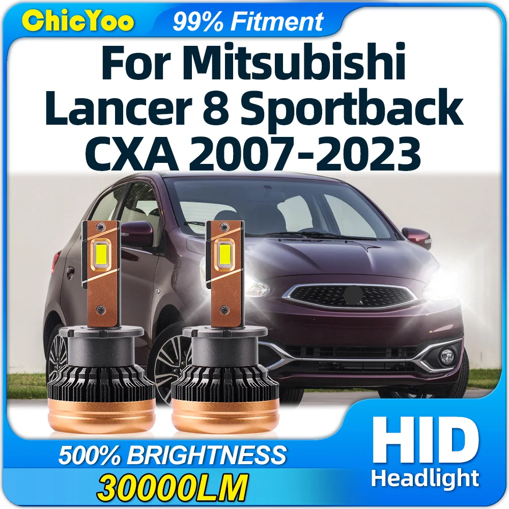 

Canbus LED Headlight Bulbs 120W Xenon HID Lights 12V 6000K For MITSUBISHI LANCER 8 Sportback CXA 2007-2019 2020 2021 2022 2023