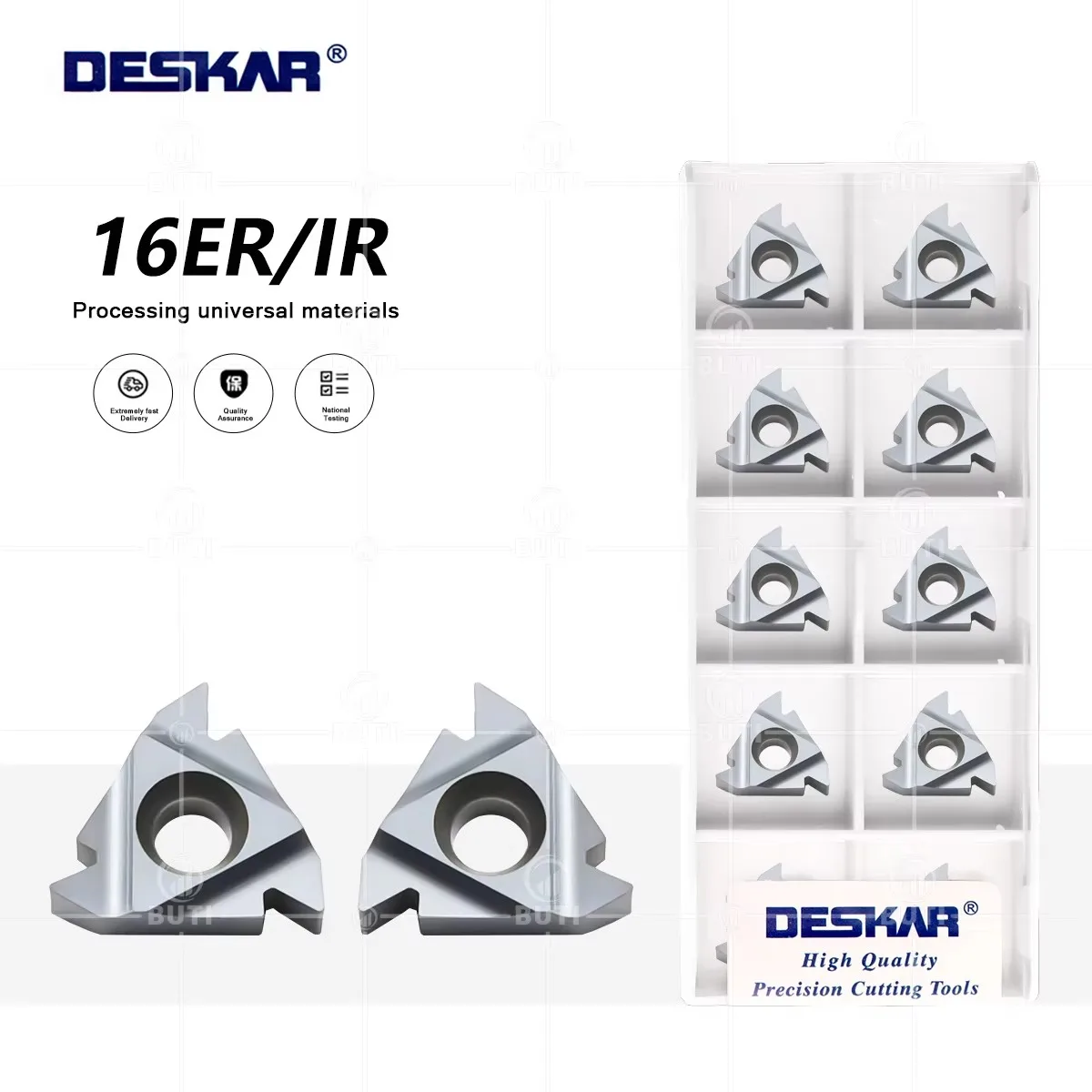 

DESKAR 100% Оригинальная резьбовая пластина 16ER/IR AG60 AG55 A55 A60 G55 G60 LDA для внутренней и внешней резьбы, универсальные материалы