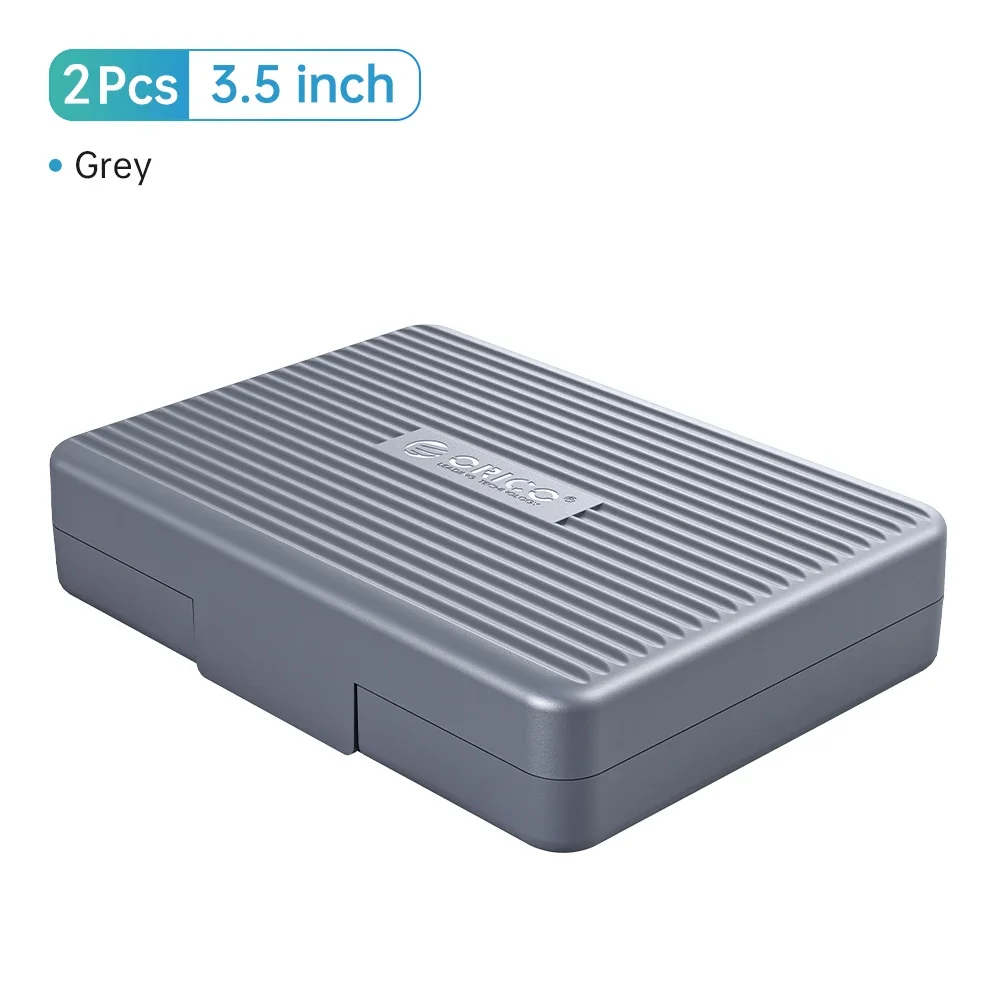 ORICO Externe Harde Schijf 3.5 Inch HDD Behuizing HDD Opslagdoos Multi-Disk Opslag voor 3.5 Harde Schijven NAS Opslag met Label Design