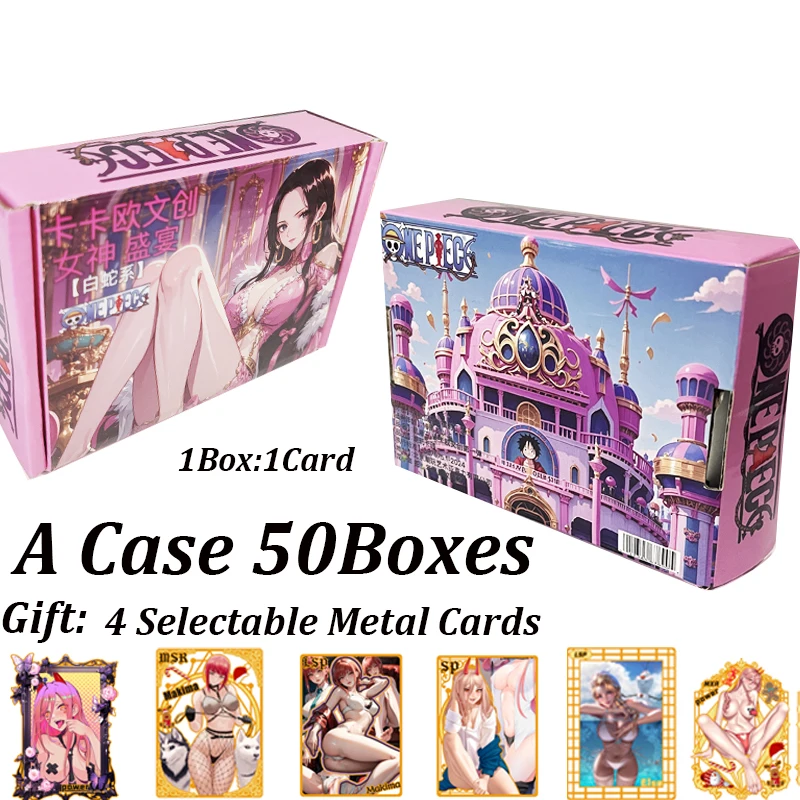 New One Piece Goddess Feast Collection Card Hobby Acrylic Game Card LSP SSP Yamato Nami Doujin Booster Box Toy Gifts