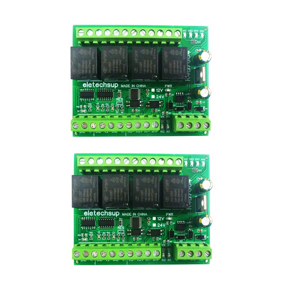 

2 PCS 4DO 2DI 3AI RS485 Modbus RTU Multifunction Relay Module PLC IO Expanding Board 4-20MA 0-10V Current Voltage Collector