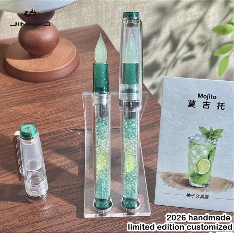 

2026 Handcrafted Limited Edition JINHAO 82 Glass Dip Pen Smooth Writing Finely Grounded School Office Art Supplies Stationery