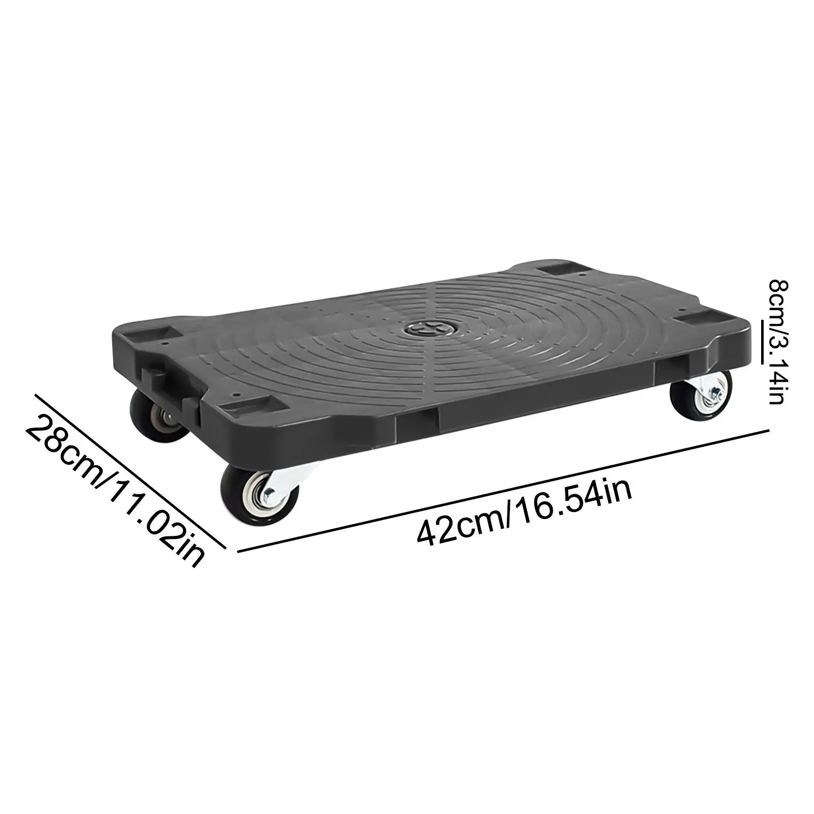 الأثاث المتحرك دوللي قابل للتوصيل سعة 220 رطل تتحرك دوللي الثقيلة 4 عجلات عربة متحركة لتحريك الأثاث الثقيل