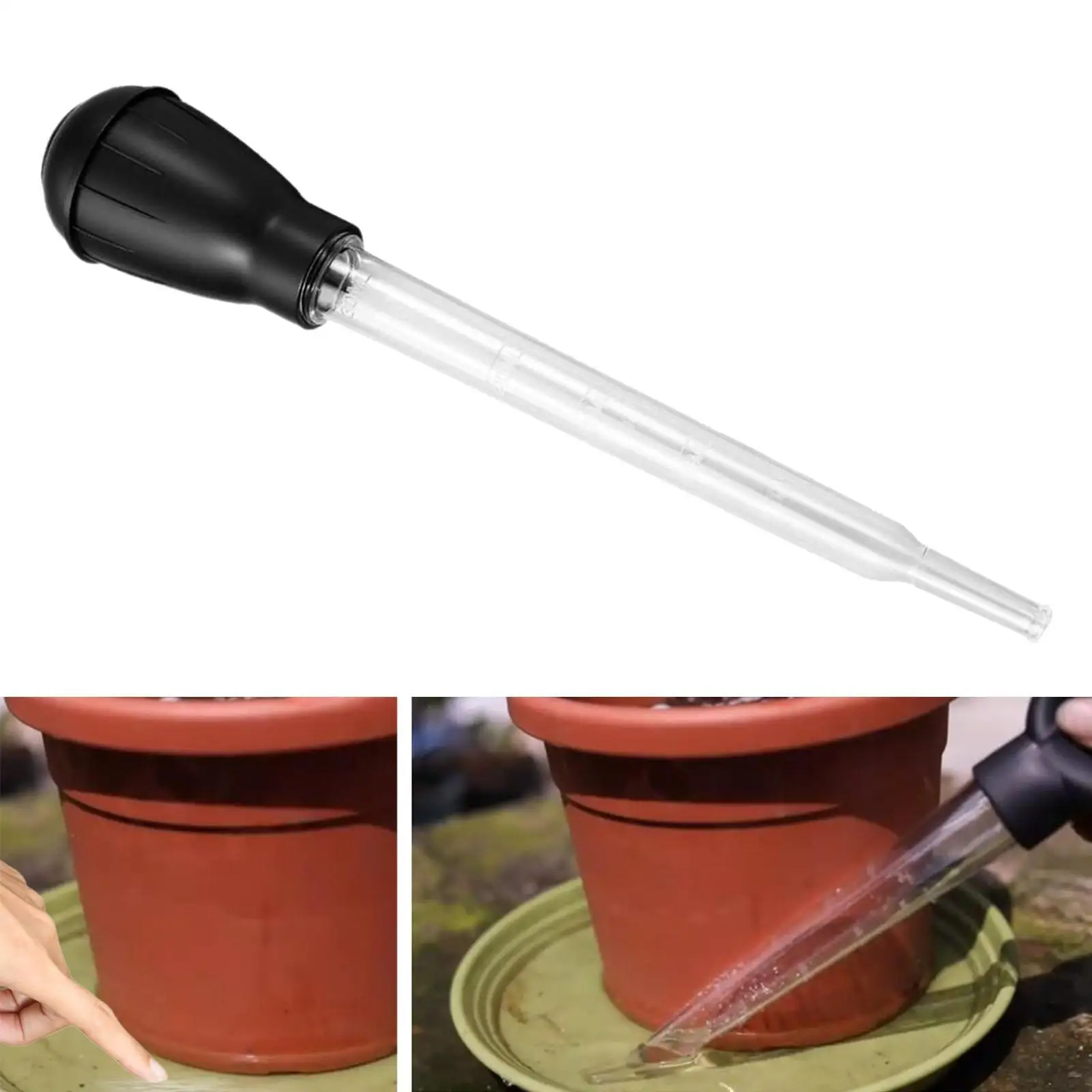 Large Pipette with Scale with Measurement Eye Dropper Long Pipette Dropper for Crafts Essential Oil Indoor Outdoor Pot Plant