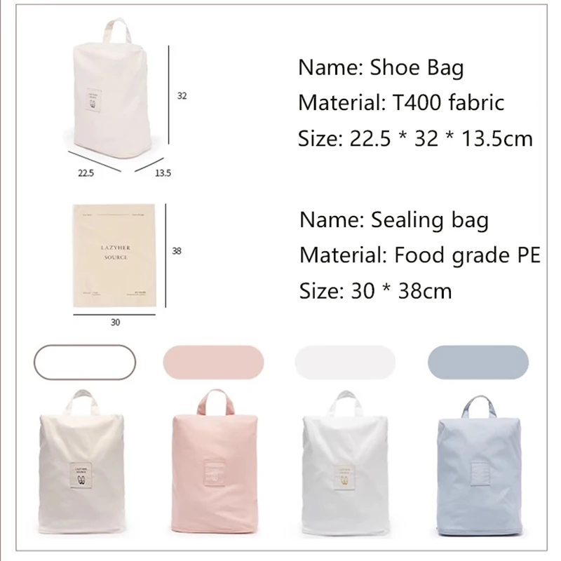 Portable Travel Shoe Bag Waterproof Sorting Pouch Home Organization And Storage Shoes Bag Luggage Organizer Travel Essentials