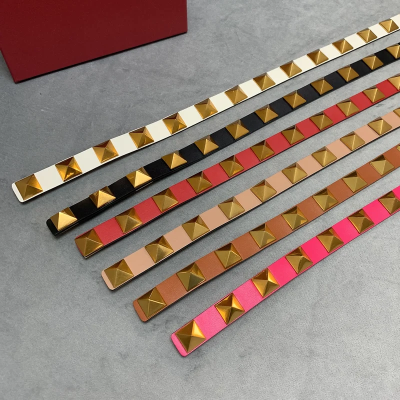 Mode Riem 2.0 Koeienhuid Double Layer Hardware Riem Vrouwen Taille Collectie Rok Riem Toren Decoratieve Riem