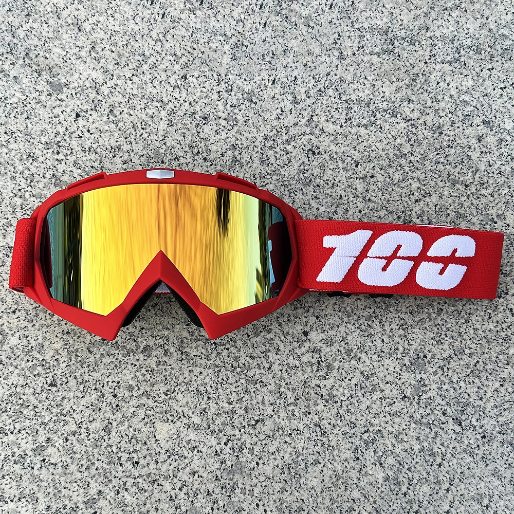 100 Motorcycle Goggles Cycling Glasses Outdoor Off-Road Ski Sport MX ATV Dirt Bike Racing Glasses Motocross Goggles Bike Glasses image 6