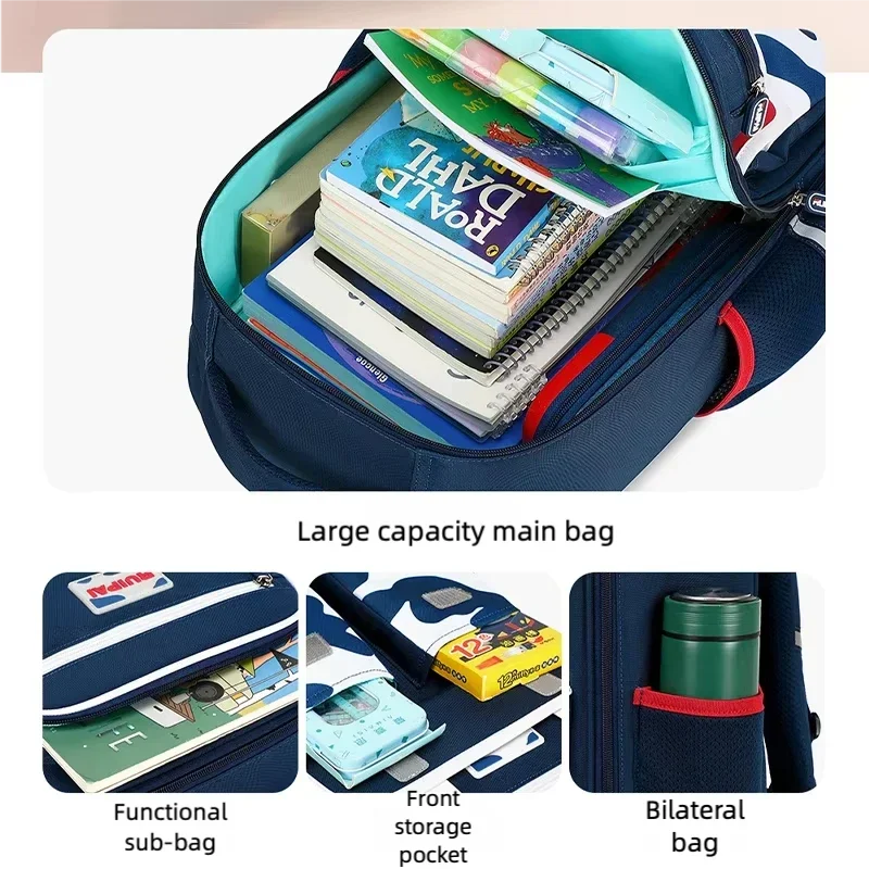 Primary School Backpack Spine Protect Reduce Burden,Backpacks For School Teen, Children Bookbags School Bag