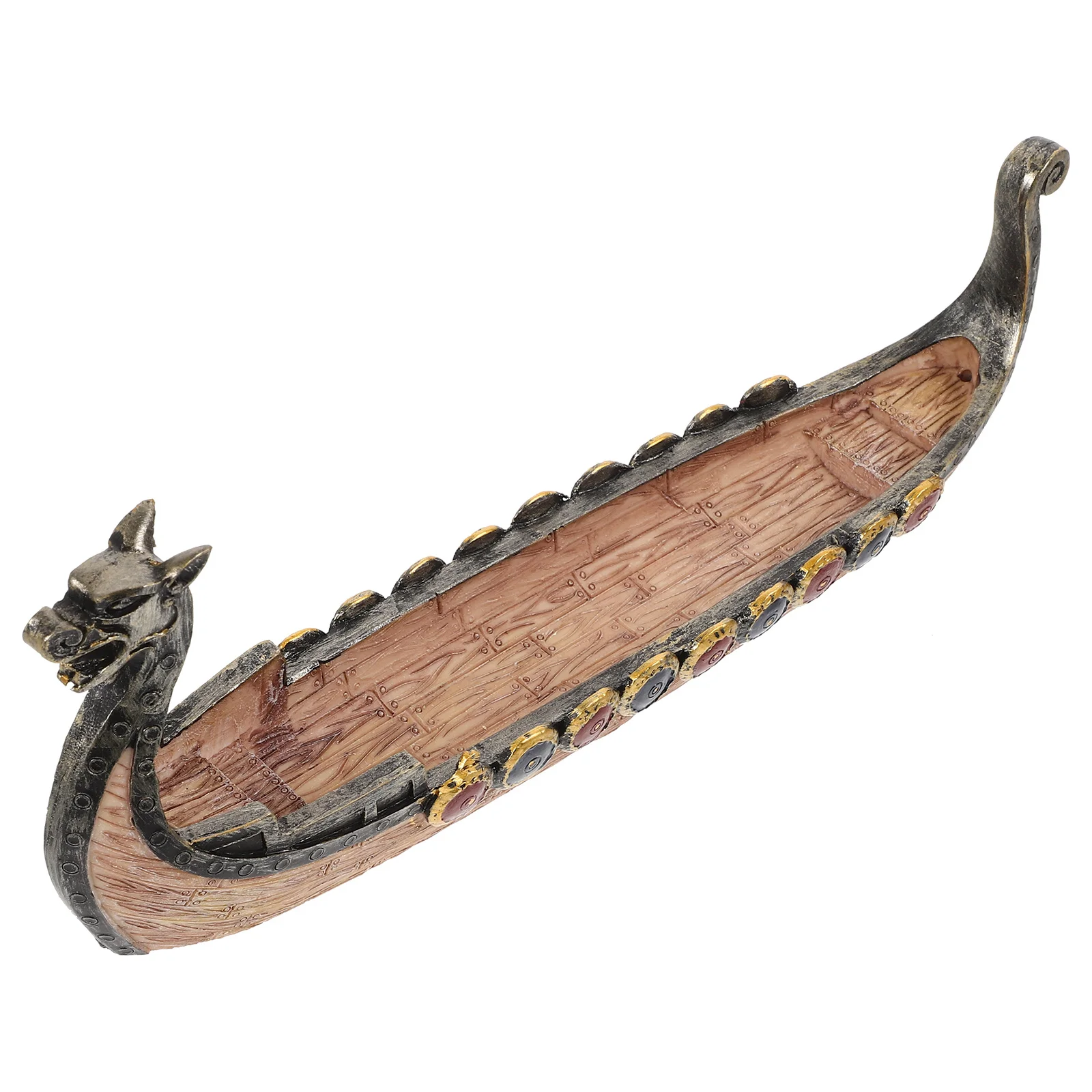 

Vintage Style Incense Burner Exquisite Resin Censer Multi- Decoration Aroma Stove Portable Lightweight Tea Reading