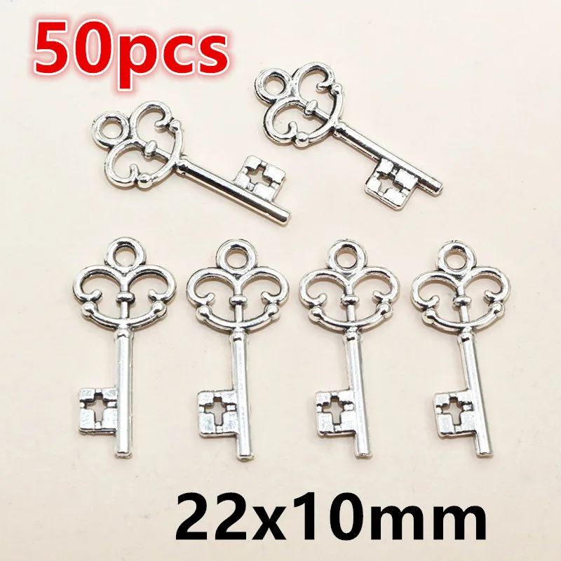 Antique Silver Plated Moon Sun Flower Charms for DIY