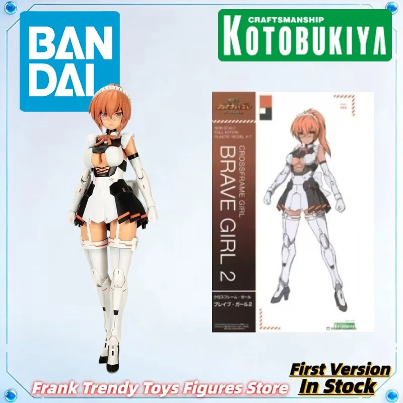 Genuine Licensed by Bandai-Yuusha-Ou GaoGaiGar Final-CrossFrame Girl - Brave Girl 2 (Kotobukiya)-Assemble Model Kit Brinquedos