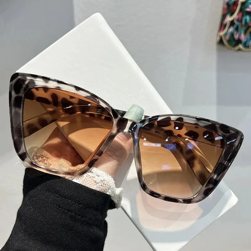 Trendy Cat Eye Sunglasses for Women Retro Square Sun Glasses New UV400 Protection Eyewear Summer Fashion  Shades
