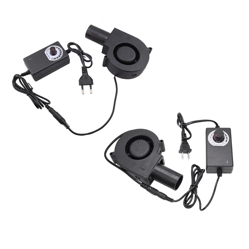 Ventilador pequeno do fogão para cozinhar Camping, 9733 Ventilador, Carvão de partida, 12V, 5500RPM, Velocidade ajustável, Fãs de churrasco