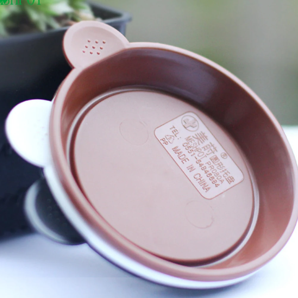 

10pcs Succulent Plant Pot Saucer 6.8Cm Deep Tray For Bonsai Small Plants Flowerpot Drip Plate Garden Balcony Tool