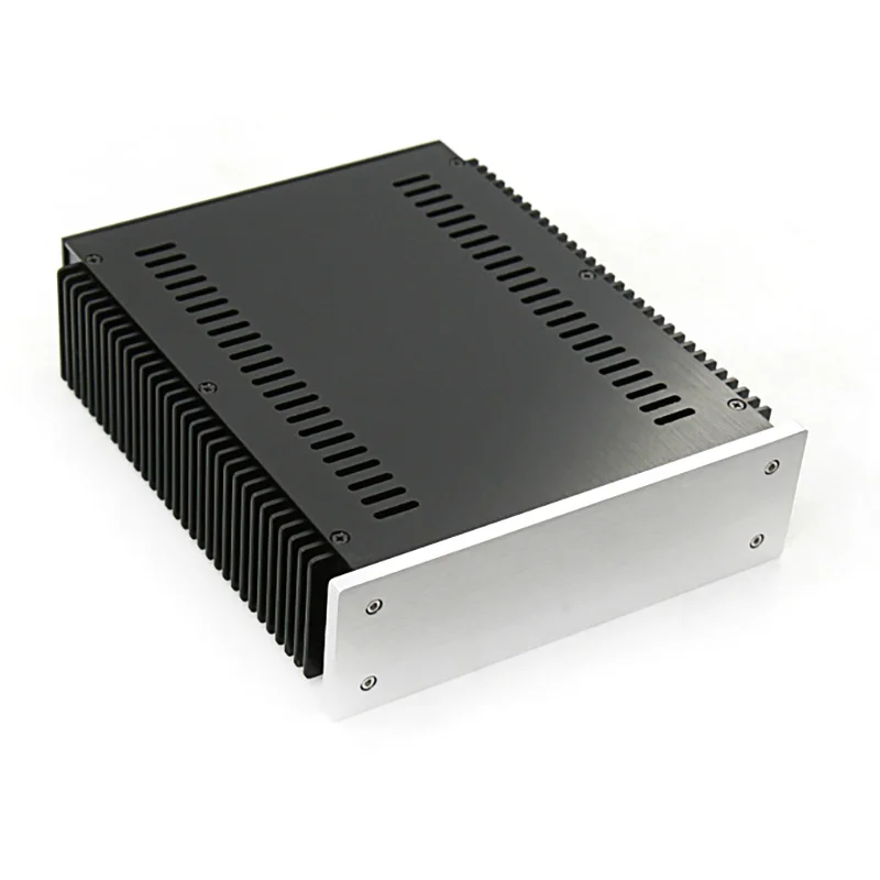 226.5*70*271mm All-aluminum Power Amplifier Chassis with Heatsink Switch Volume Knob Diy Audio Amplifier Case Shell