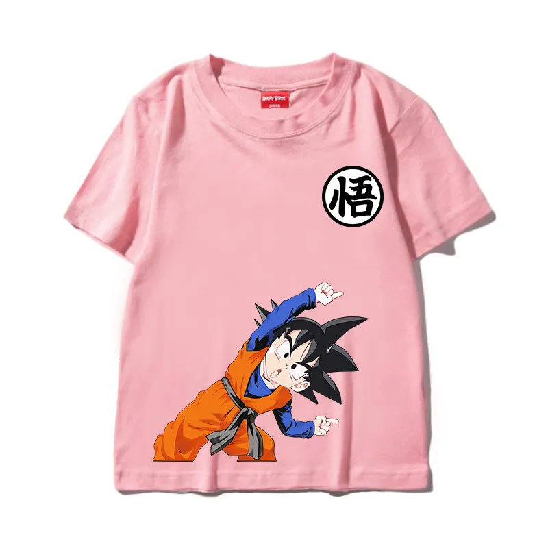 Dragon Ball Goten Trunks Fusion Dance Baumwoll-T-Shirt, Jungen Mädchen Harajuku Streetwear Anime Kurzarm-T-Shirt, Retro Casual Kinder-T-Shirt – Detail 13