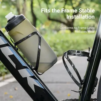 MANA 울트라라이트 자전거 물통 케이지 (약 13g) 풀 카본 파이버, 알루미늄 합금 나사 (로드/MTB/그래블용) 6 best sales 카본 물통 케이지 - №6