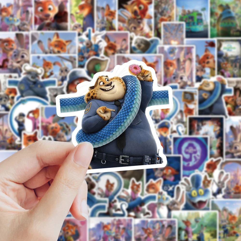 10/30/65pcs Disney Movie Zootopia 2 Cartoon Graffiti Stickers Cute