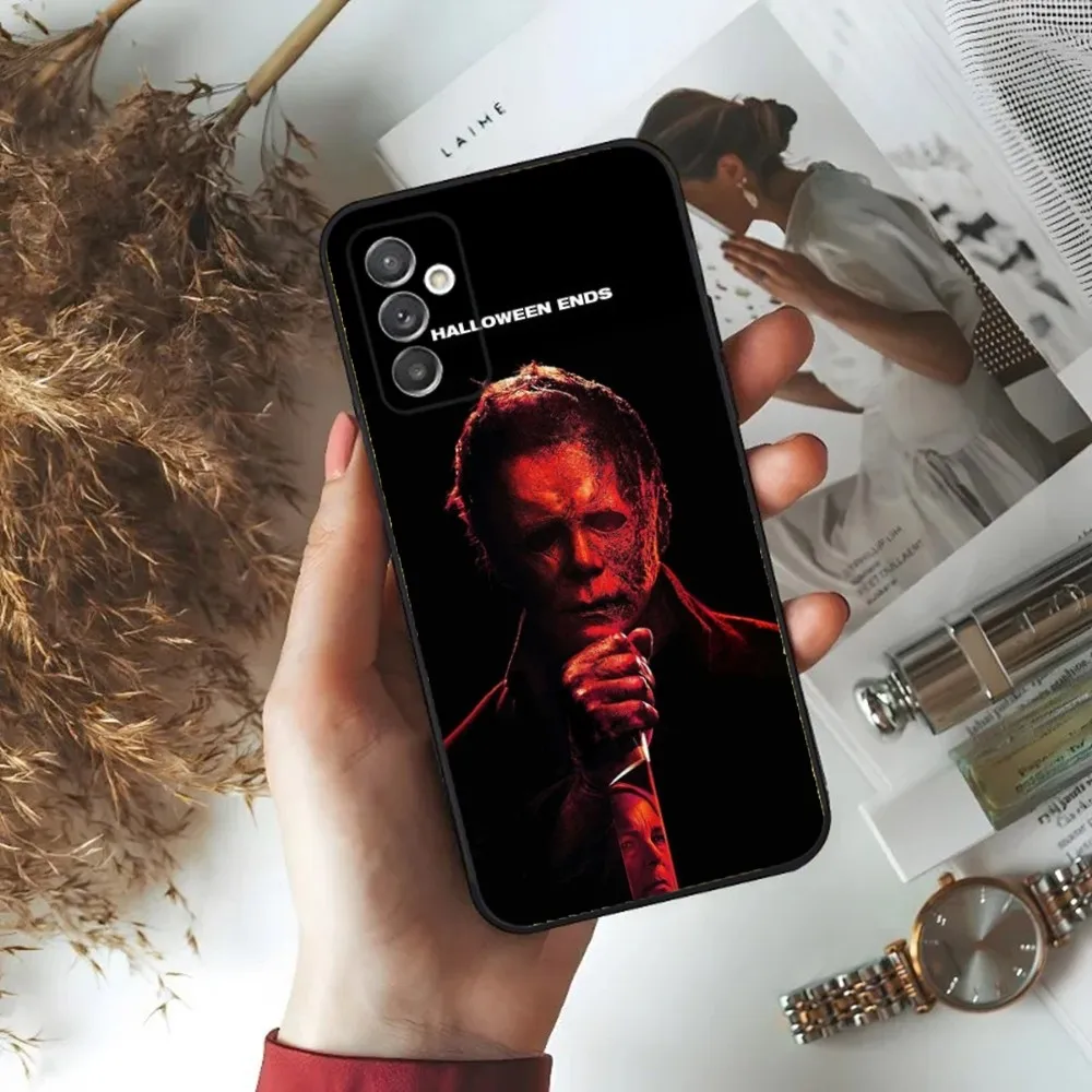 Horror H-Halloween Michael Myers Phone Case For Samsung S24,23,22,30,21,10,9,Ultra,Plus,Lite,FE,5G Black Soft Case - Image 6
